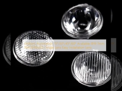 Illuminazione uniforme 15°/30°/45°/60° Disponibile Φ19.7mm XML5050LED Lente singola Facile installazione