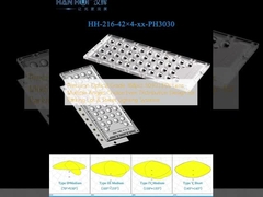 Precisione ottica di grado 168pcs 3030 LED Lenti angolazioni multiple scelta distribuzione pari
