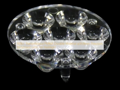 Materiale durevole PMMA con trasmittanza superiore al 93% φ34,8mm Lente di precisione dimensionale per torcia