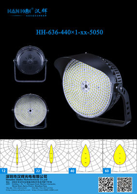 1000W Stadium LED Lens 12° 22° 40° 60° Waterproof PC Optical