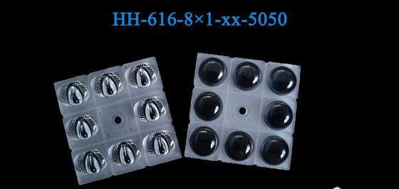 Precision-Engineered Lens 49.8×49.8mm 8pcs Chips For Optimized Street Light Beam Pattern