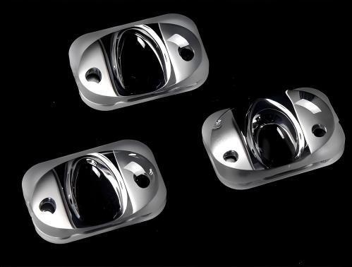 23×16 mm 4-Lens Optic Module for 3030 LEDs | T2 Beam Lens for Road and Street Lighting